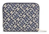 TOMMY HILFIGER Icon Zip Around Wallet With Flap Blue Mono