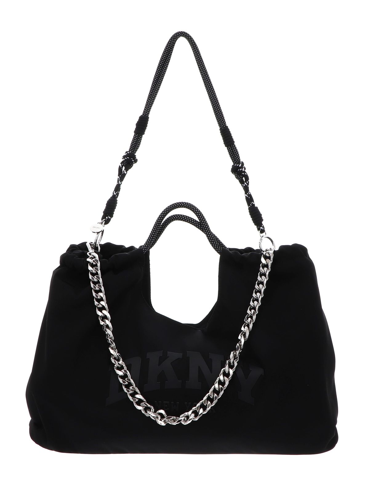 DKNY Mabel Tote Bag L Black / Silver