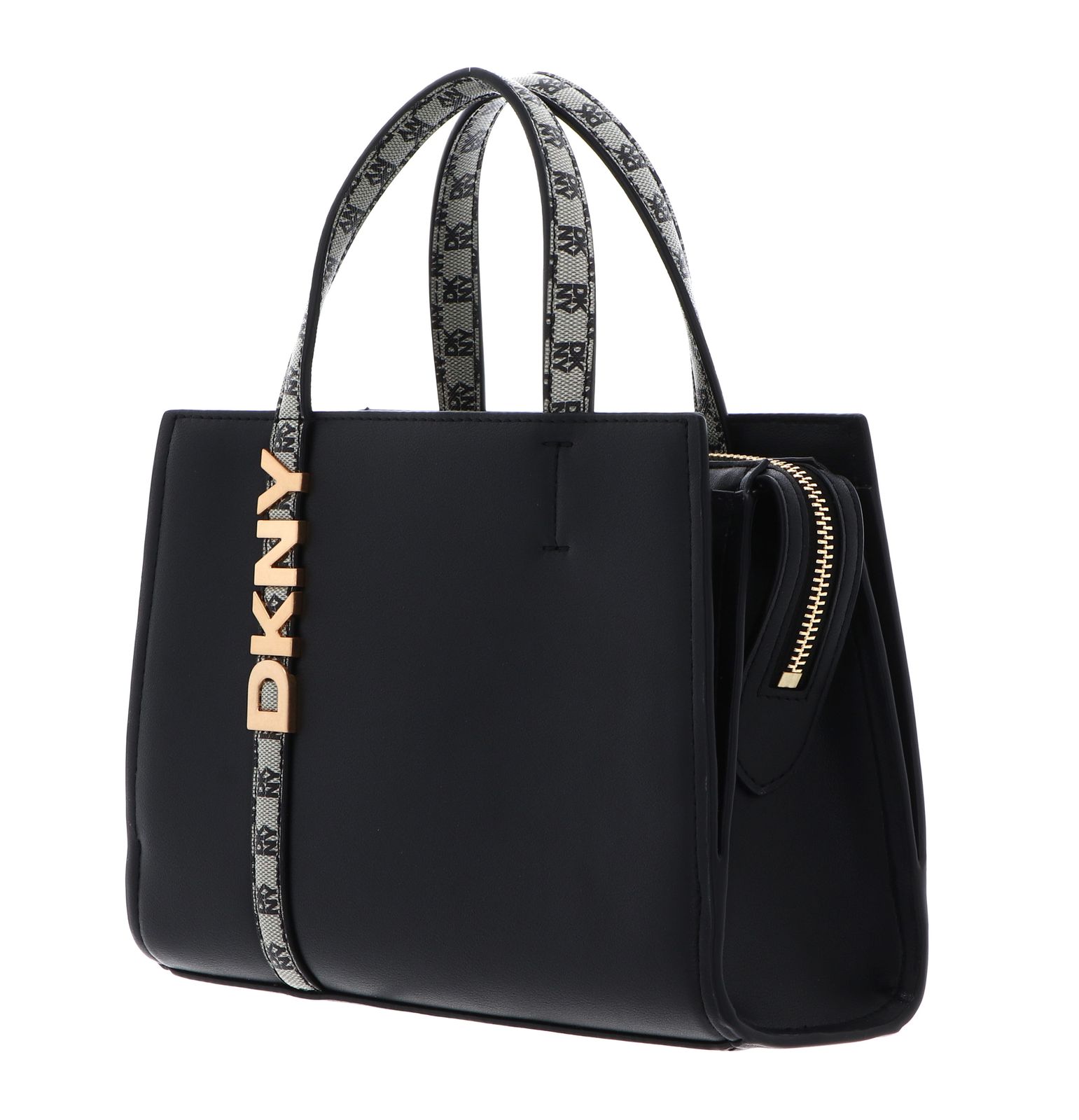 DKNY Avril Satchel S Blk / Gold DKNY Avril Satchel S Blk / Gold