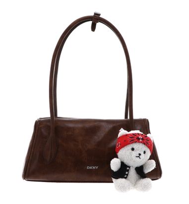 DKNY Amelie Bowling Bag Walnut