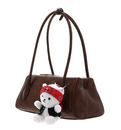 DKNY Amelie Bowling Bag Walnut DKNY Amelie Bowling Bag Walnut