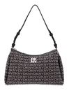 DKNY Remy Top Zip Shoulder Bag Black / Saddle DKNY Remy Top Zip Shoulder Bag Black / Saddle