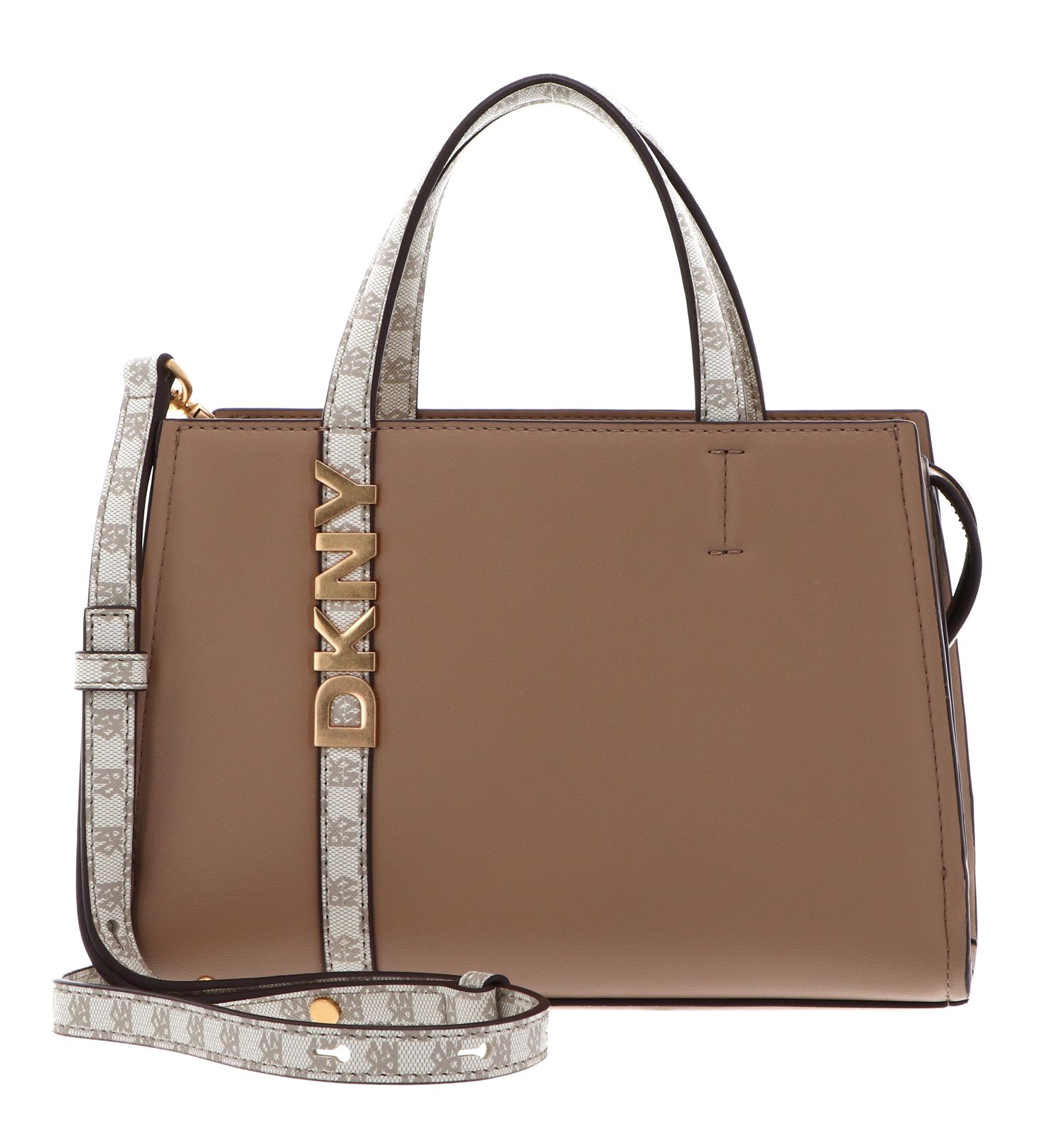 DKNY Avril Satchel S Cappucino