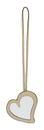 LIEBESKIND BERLIN Heart Mirror Mirror Pendant Biscotti