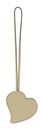 LIEBESKIND BERLIN Heart Mirror Mirror Pendant Biscotti