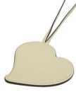 LIEBESKIND BERLIN Heart Mirror Mirror Pendant Biscotti LIEBESKIND BERLIN Heart Mirror Mirror Pendant Biscotti