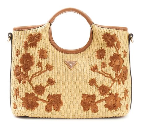 GUESS Kirsten Mini Satchel Caramel