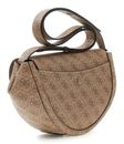GUESS Coleen Logo Convertible Xbody Bag Latte Logo