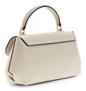 GUESS Amorette Top Handle Flap Bag Cream White GUESS Amorette Top Handle Flap Bag Cream White