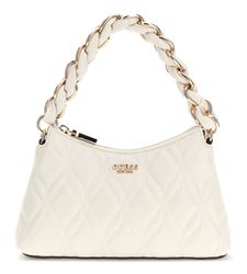 GUESS shoulder bag Maxine Mini Shoulder Bag Cream White | Buy bags