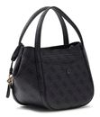 GUESS Coleen Logo Satchel S Coal Logo