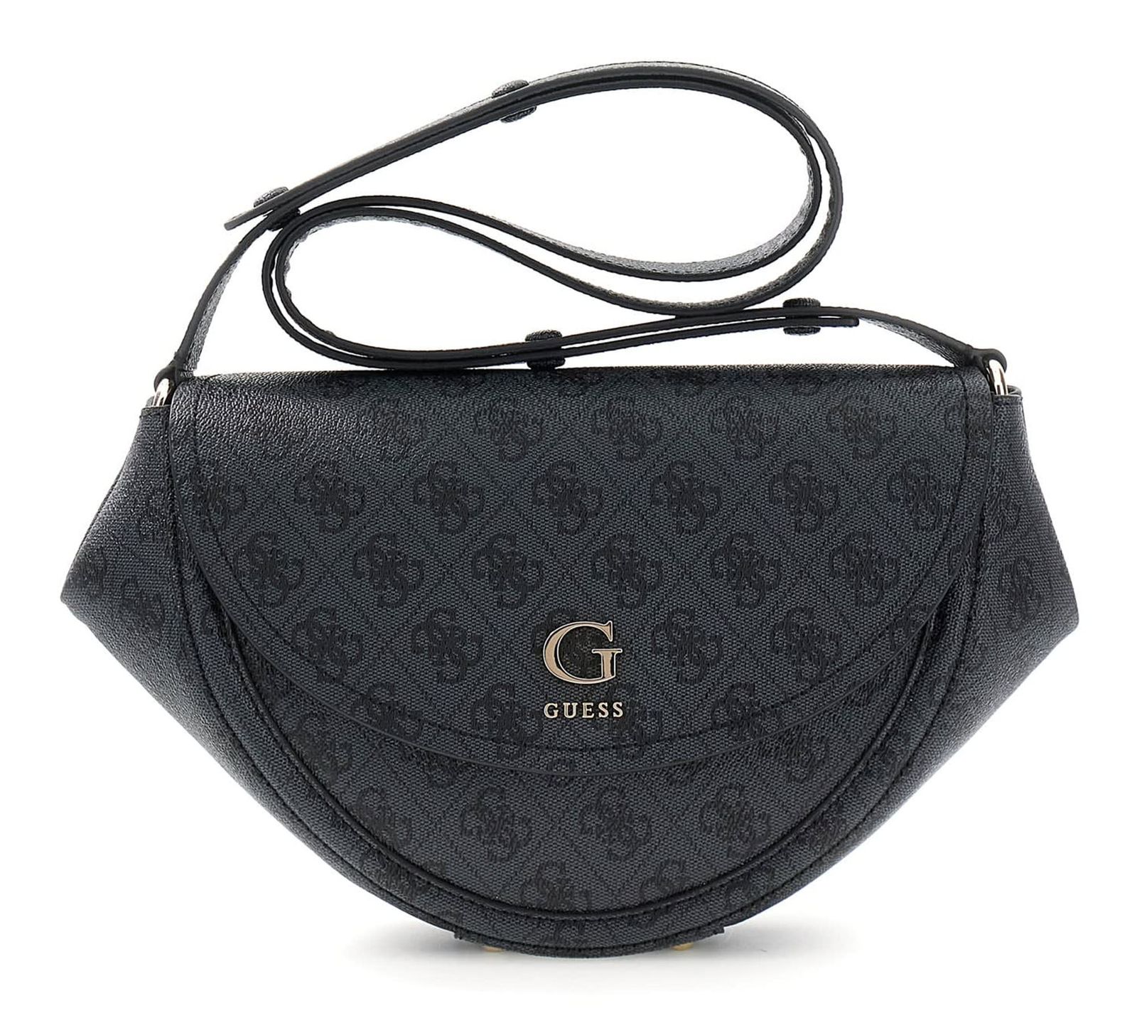 GUESS Coleen Logo Convertible Xbody Bag Coal Logo