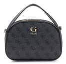 GUESS Coleen Logo Top Zip Crossbody Coal Logo