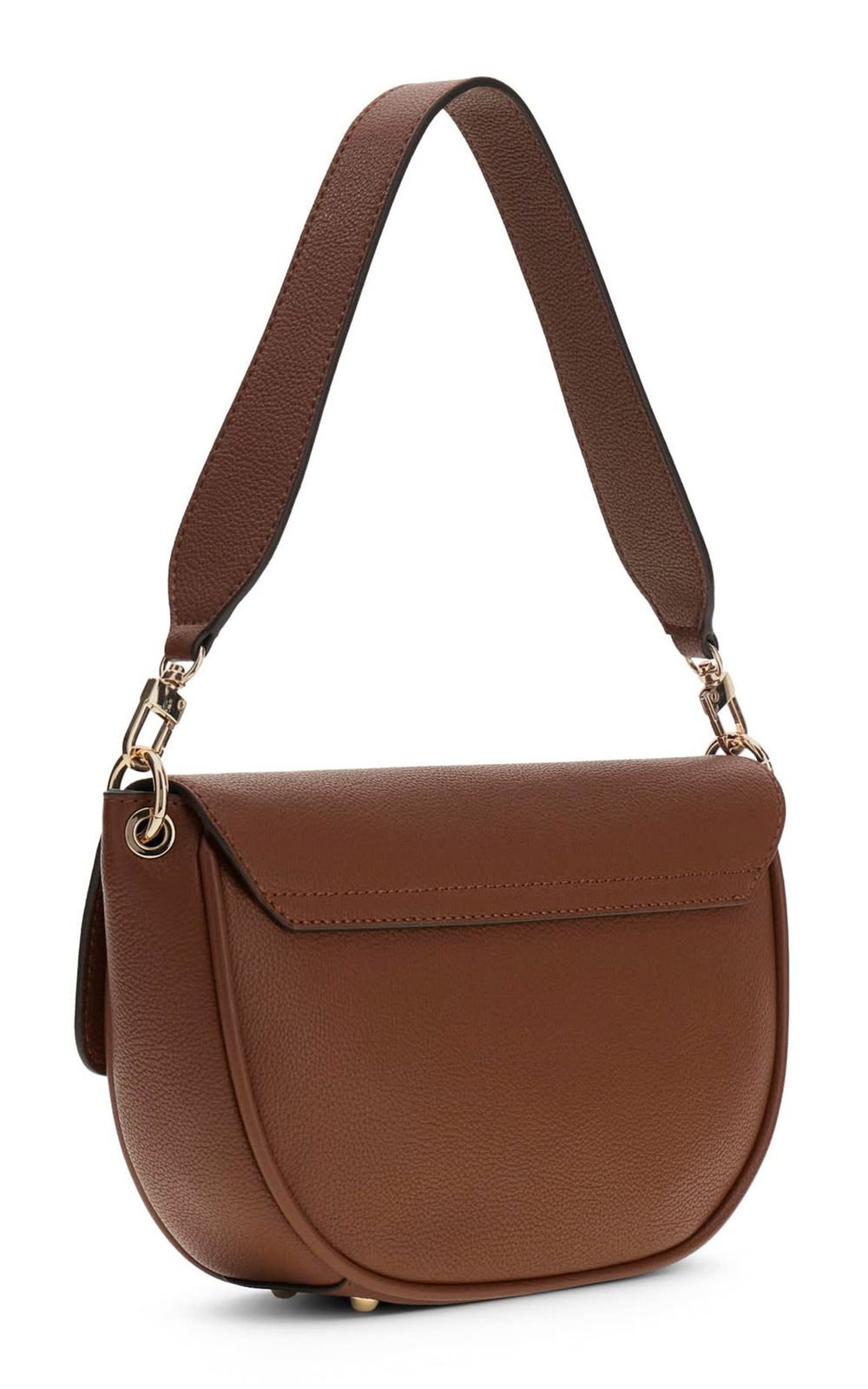GUESS Camelia Flap Shoulder Bag Cognac GUESS Camelia Flap Shoulder Bag Cognac