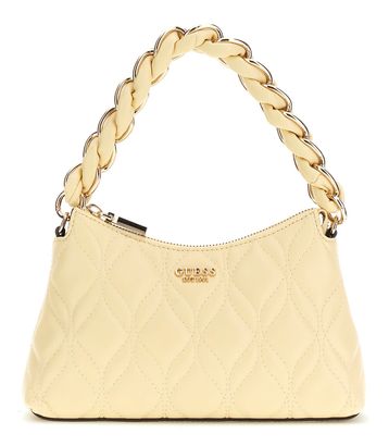 GUESS Maxine Mini Shoulder Bag Pale Yellow GUESS Maxine Mini Shoulder Bag Pale Yellow