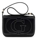 GUESS Ruby Flap Shoulder Bag Black