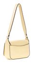GUESS Ruby Flap Shoulder Bag Pale Yellow