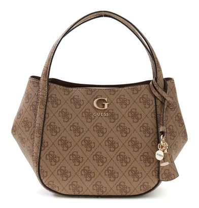 GUESS Coleen Logo Satchel S Latte Logo GUESS Coleen Logo Satchel S Latte Logo