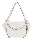 GUESS Coleen Flap Shoulder Bag Cream White
