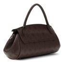 GUESS Diana Top Handle Flap M Chocolate Logo