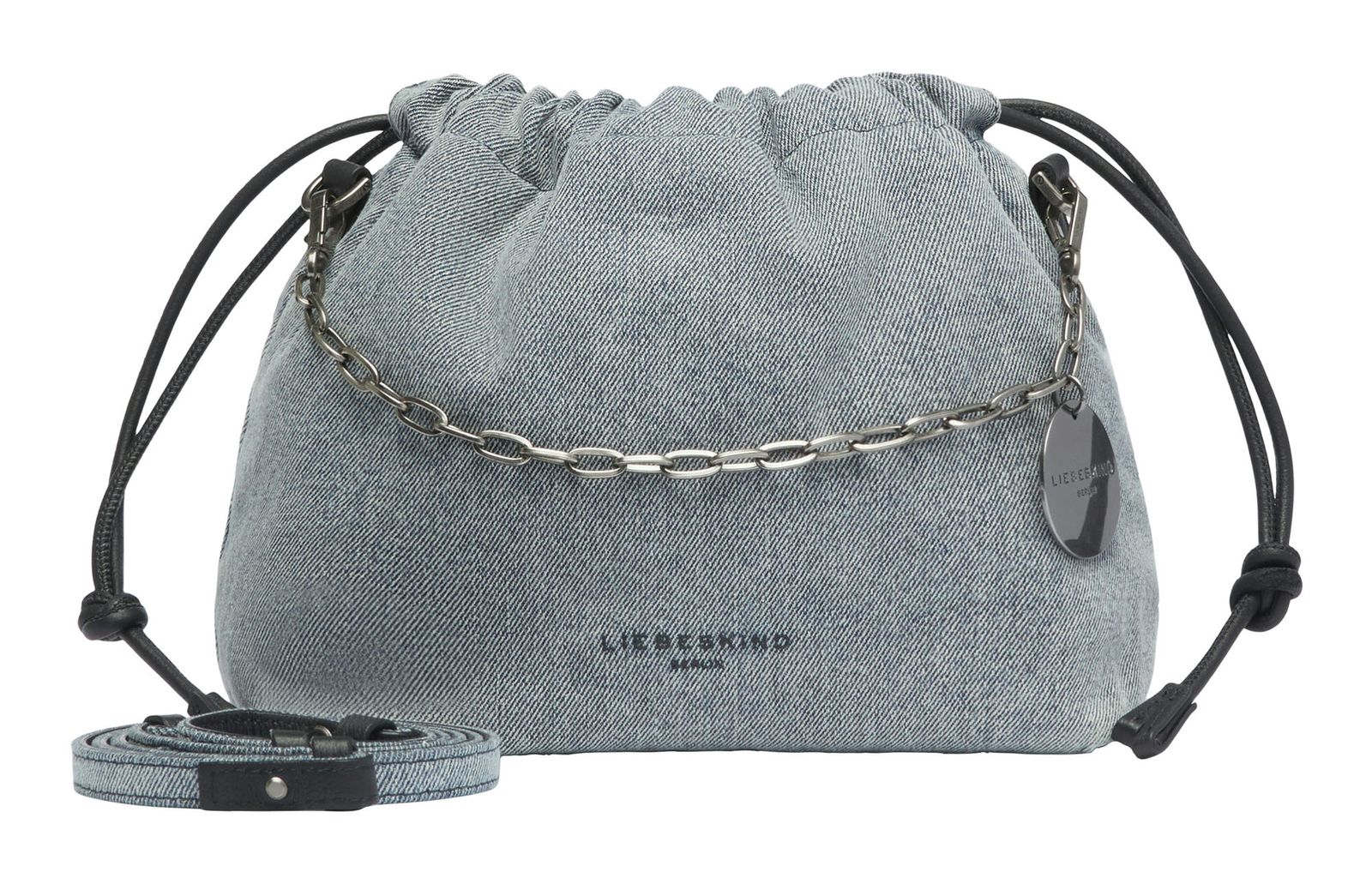 LIEBESKIND BERLIN Lya II Hobo Bag S Blue Denim