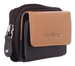 GREENBURRY Duett RV-Mini Wallet RFID Brown / Tan