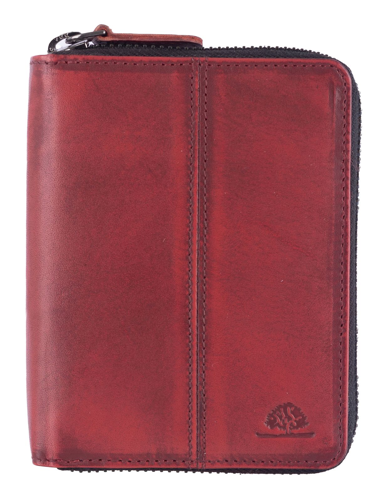 GREENBURRY Destressed RV-Wallet RFID Deep Red