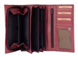 GREENBURRY Destressed Long Wallet RFID Deep Red GREENBURRY Destressed Long Wallet RFID Deep Red