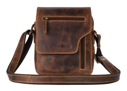 GREENBURRY Vintage Revolver Bag S Brown