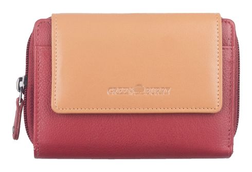 GREENBURRY Duett RV-Wallet RFID Red / Tan