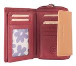 GREENBURRY Duett RV-Wallet RFID Red / Tan