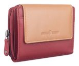 GREENBURRY Duett RV-Wallet RFID Red / Tan