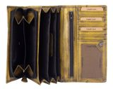 GREENBURRY Destressed Long Wallet RFID Dirty Yellow GREENBURRY Destressed Long Wallet RFID Dirty Yellow