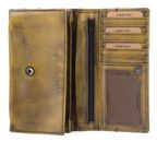 GREENBURRY Destressed Long Wallet RFID Dirty Yellow GREENBURRY Destressed Long Wallet RFID Dirty Yellow