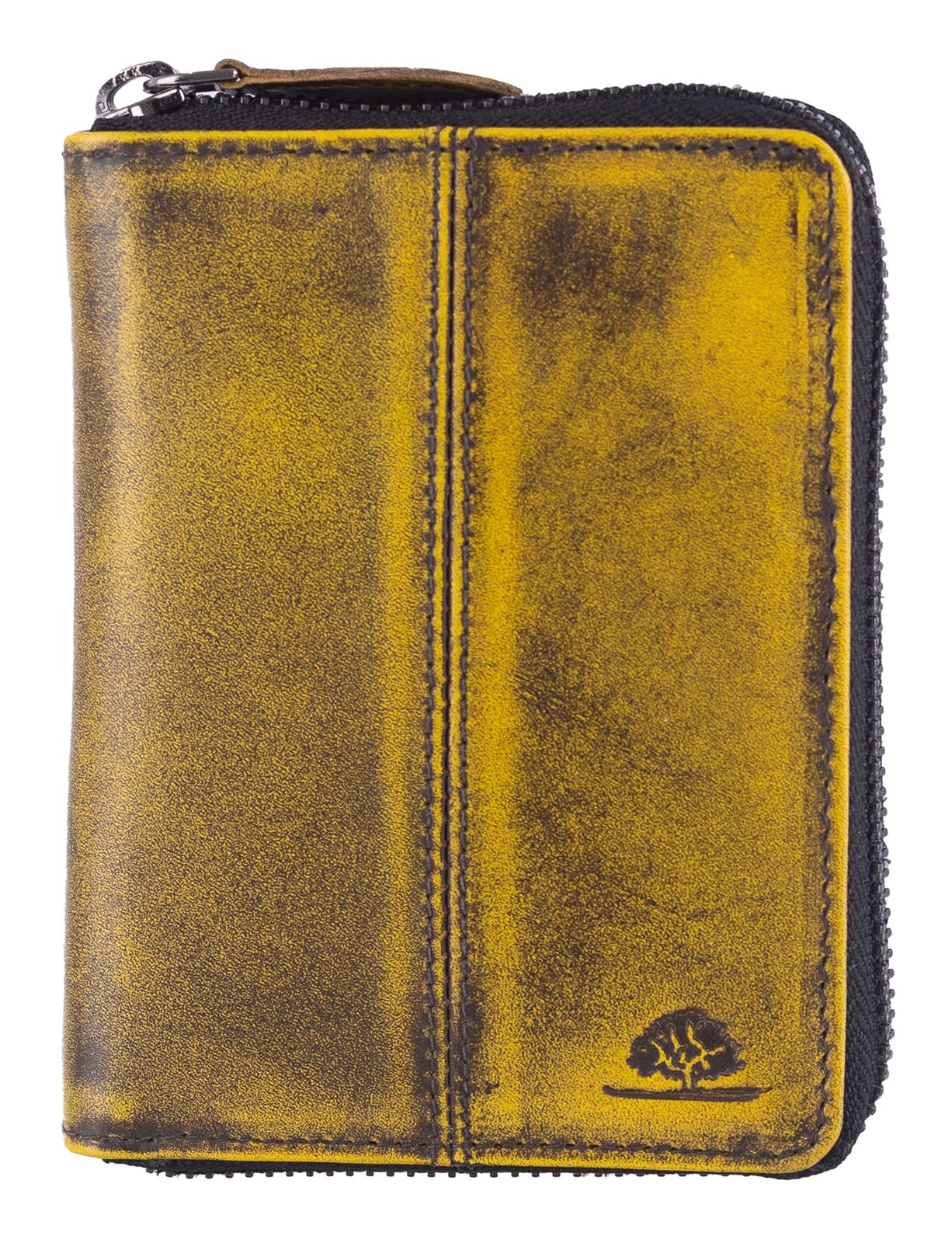GREENBURRY Destressed RV-Wallet RFID Dirty Yellow
