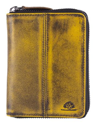 GREENBURRY Destressed RV-Wallet RFID Dirty Yellow