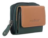 GREENBURRY Duett RV-Mini Wallet RFID Bottlegreen / Tan