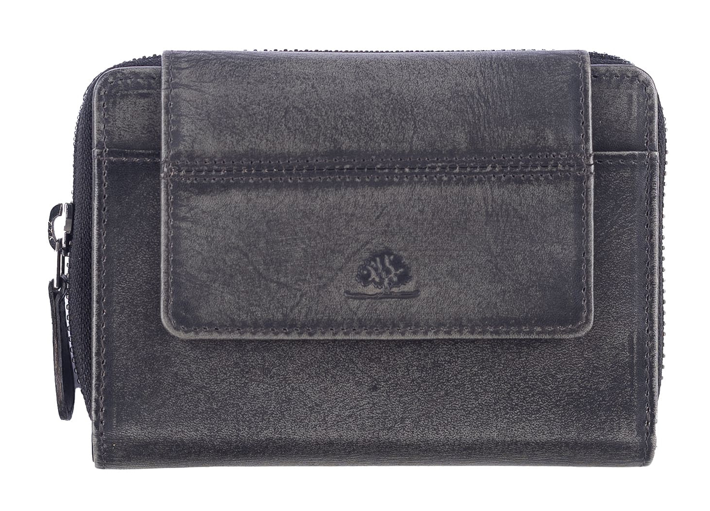 GREENBURRY Destressed RV-Wallet RFID Silver Grey