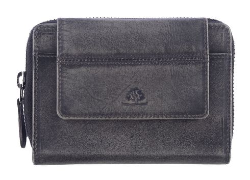 GREENBURRY Destressed RV-Wallet RFID Silver Grey