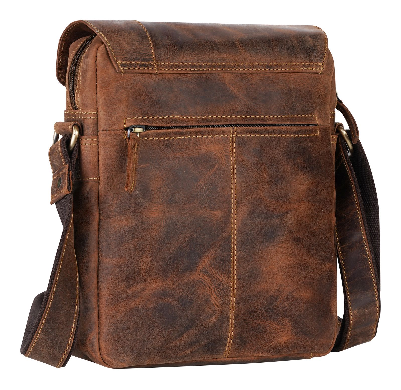 GREENBURRY Vintage Revolver Bag M Brown GREENBURRY Vintage Revolver Bag M Brown