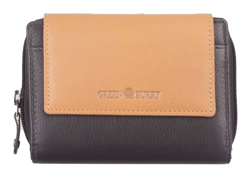 GREENBURRY Duett RV-Wallet RFID Brown / Tan
