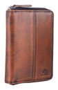 GREENBURRY Destressed RV-Wallet RFID Rusty Orange