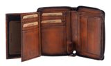 GREENBURRY Destressed RV-Wallet RFID Rusty Orange