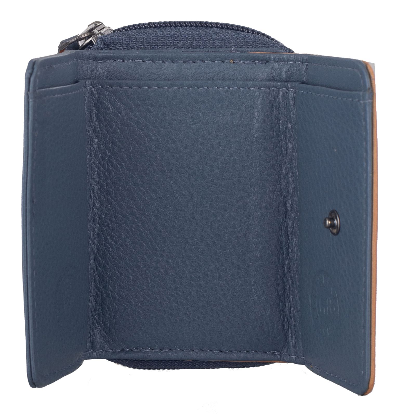 GREENBURRY Duett RV-Mini Wallet RFID Greyblue / Tan GREENBURRY Duett RV-Mini Wallet RFID Greyblue / Tan