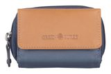 GREENBURRY Duett RV-Mini Wallet RFID Greyblue / Tan GREENBURRY Duett RV-Mini Wallet RFID Greyblue / Tan