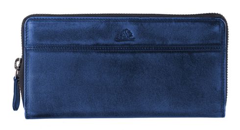 GREENBURRY Destressed RV-Long Wallet RFID Navy Blue GREENBURRY Destressed RV-Long Wallet RFID Navy Blue