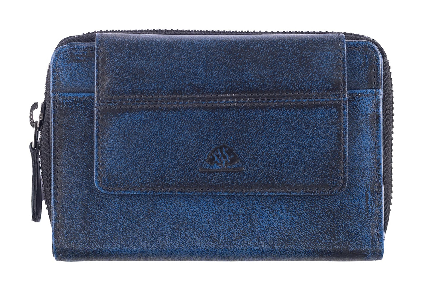 GREENBURRY Destressed RV-Wallet RFID Navy Blue