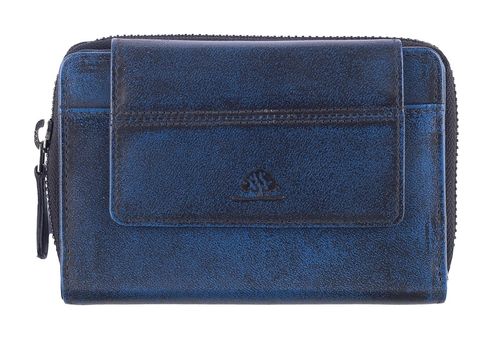 GREENBURRY Destressed RV-Wallet RFID Navy Blue