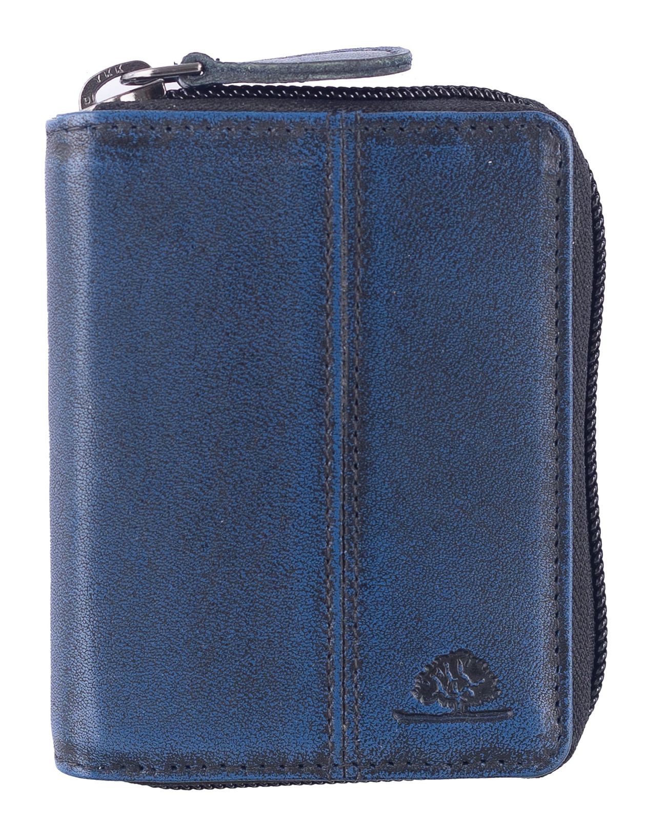 GREENBURRY Destressed Card Case RFID Navy Blue
