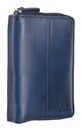 GREENBURRY Destressed Card Case RFID Navy Blue GREENBURRY Destressed Card Case RFID Navy Blue